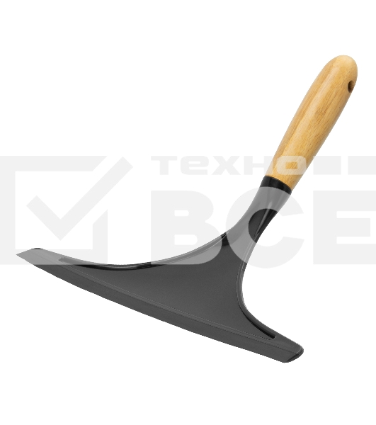 Водосгон оконный 235х230 мм, бамбуковая рукоятка, Home Palisad