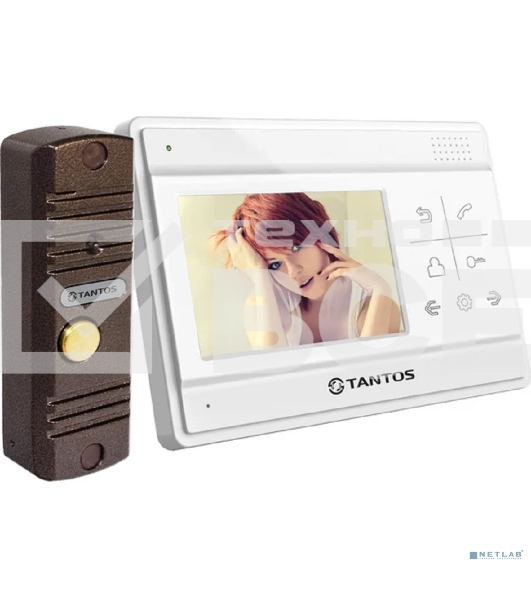Комплект домофона Tantos Lilu kit белый