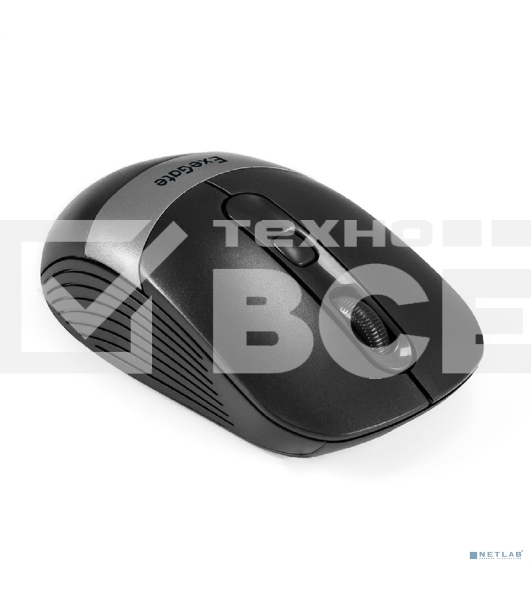 Мышь беспроводная ExeGate Professional Standard FG-10 черный, 1200 dpi, радиоканал, USB, кнопки - 4