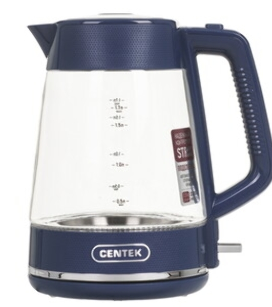 Чайник Centek CT-1014 2200 Вт, 1.7 л, синий