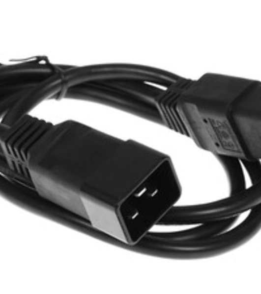 Кабель питания сист.блок-монитор Cablexpert PC-189-1-1.8M, 1.8м, C13-C14, 3x1кв.мм., черный, с заземлением
