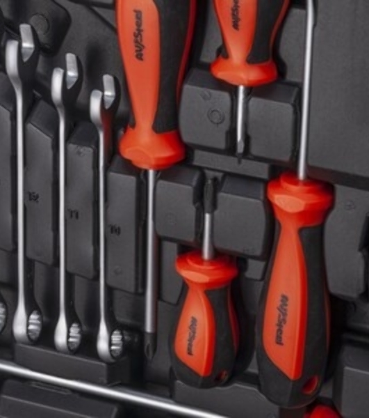 Набор инструмента AVSTEEL AV-011072 72 предм. профессион.