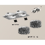 Комплект встраиваемого светильника Ambrella light XC7635021 SWH/BK белый песок/тонированный MR16 GU5.3 (C7635, N7192), фото 1