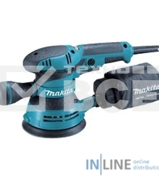 Шлифовальная машина Makita BO5041 ЭШМ,300Вт,ф125мм,4000-12000об\м,ампл-2.8мм,1.4кг,кор,п\сборник,доп.рукоятка