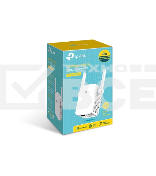 Усилитель сигнала TP-LINK SOHO TL-WA855RE Усилитель беспроводного сигнала, скорость до 300 Мбит/с поставляется без кабеля RJ-45