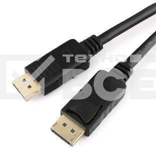 Кабель DisplayPort Gembird/Cablexpert, 5м, 20M/20M, v1.2, черный, экран, пакет (CC-DP2-5M)