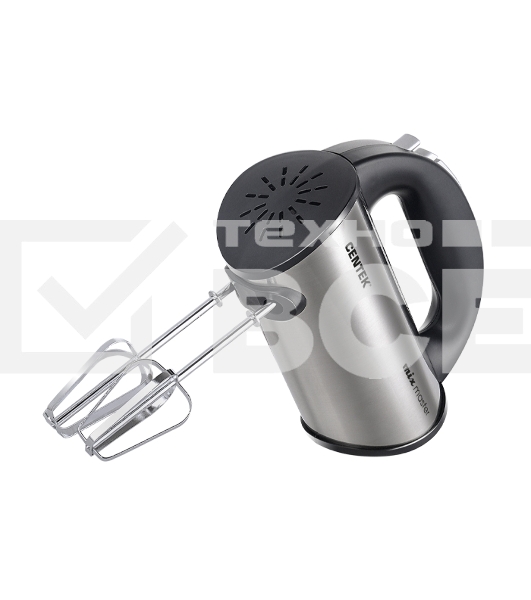 Миксер ручной Centek CT-1108 черный/стальной, 600 Вт