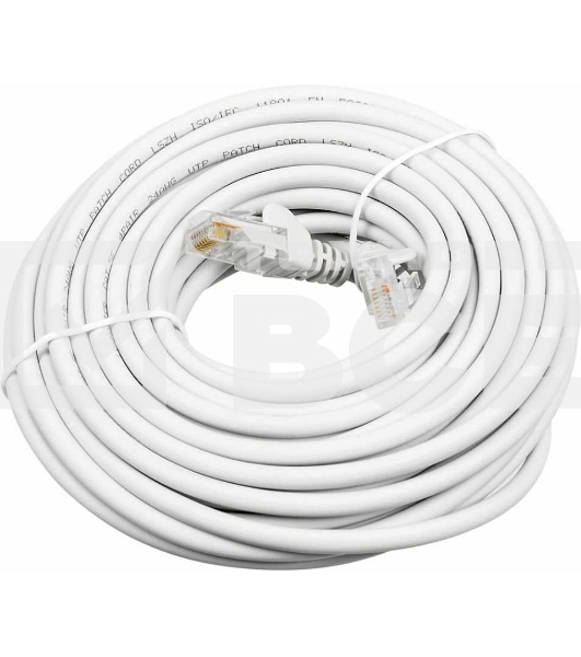 Кабель Патч-корд Lanmaster LAN-PC45/U5E-10-WH вилка RJ-45-вилка RJ-45 кат.5е 10м белый LSZH (уп.:1шт)