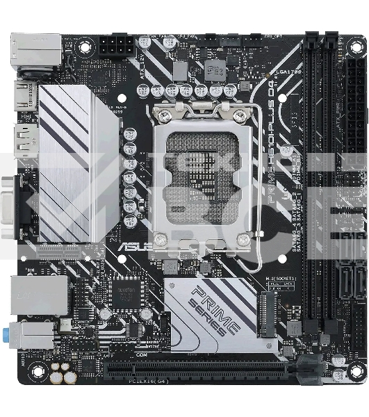 Материнская плата ASUS PRIME H610I-PLUS D4-CSM, LGA 1700, Intel H610, 2xDDR4, 4xSATA, 1xM.2 PCIe 3.0 x4, 1xPCIe 4.0 x16, 1xHDMI, 1xDP, 1xVGA, 2xUSB-A 3.2 Gen 1, 2xUSB-A 2.0, 1x 1Gb LAN, 3x3.5 мм, 7.1, Mini-ITX