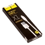 Кабель USB 2.0 hoco X1, AM/Lightning, белый, 2м, фото3