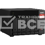 Сетевое хранилище без дисков SMB QNAP TVS-675-8G NAS, 6-tray w/o HDD, 2xM.2 SSD Slot, 1xHDMI-port. CPU 8-сore 64-bit x86 KX-U6580 2.5 GHz, 8GB DDR4 (1 x 8GB) up to 64GB (2 x 32GB), 2x 2.5 Gigabit LAN, фото3