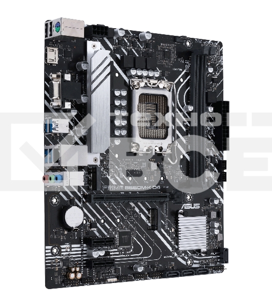 Материнская плата ASUS PRIME B660M-K D4, Socket LGA 1700, Intel B660, 2xDDR4, 4xSATA, 2xM.2, 1xPCIe 4.0 x16, 2xPCIe x1, 1xHDMI, 1xVGA, 1x 1Gb LAN, 4xUSB-A 3.2 Gen 1, 2xUSB-A 2.0, 3x3.5 мм, 7.1, mATX