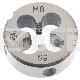 Плашка М8 х 1,25 мм Сибртех