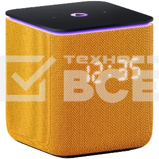 Умная колонка Яндекс Станция Миди, 24Вт, с экраном, 2 динамика, Wi-Fi, BT5.0, Zigbee, Алиса, оранжевый