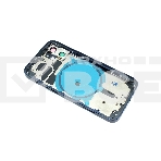 Задняя крышка (корпус) в сборе с рамкой для Apple iPhone 12 Mini синяя, фото2