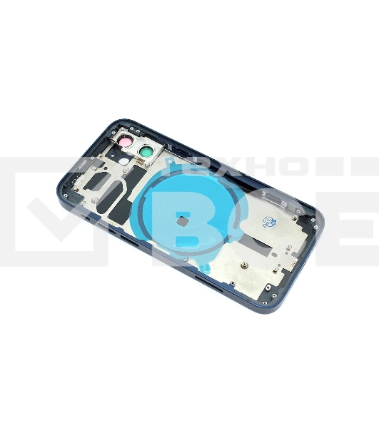 Задняя крышка (корпус) в сборе с рамкой для Apple iPhone 12 Mini синяя