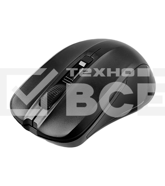 Мышь беспроводная Acer OMR010 черный, 1200 dpi, радиоканал, USB, кнопки - 3