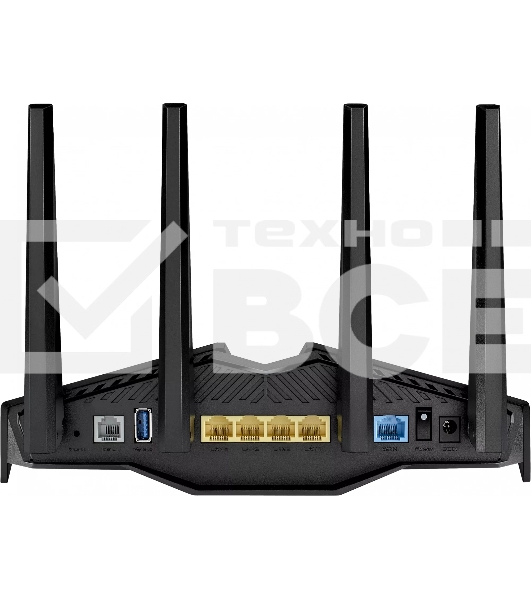 Маршрутизатор ASUS DSL-AX82U Dual-band WiFi 6 xDSL Modem Router 574(2x2)+4804Mbps(4x4) EU/13/EU/P_EU_/ RTL {5} (728591) (90IG05Q0-BM9100)