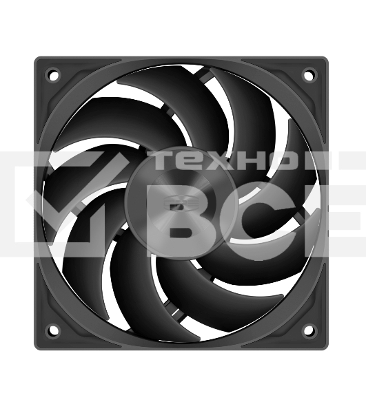 Кулер для корпуса PCCooler F5R120 черный (120x120x25mm, 4-pin PWM, 86.73CFM, 32dBA, 2200RPM)