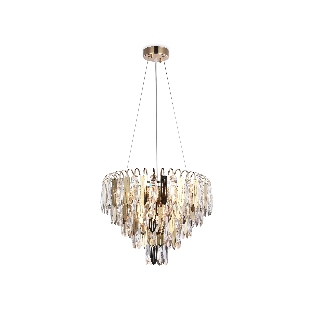 Светильник Ambrella light TR5256/8 SGD/CL золото/прозрачный E27*8 max 40W D500*350