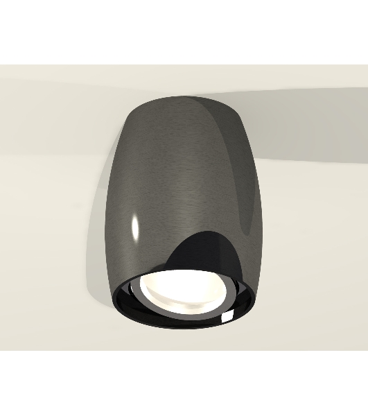 Светильник Ambrella Light XS1123001 DCH/PSL черный хром/серебро полированное MR16 GU5.3 (C1123, N7003)