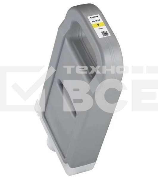 Картридж струйный Canon PFI-1700 Y (0778C001) желтый, 700 мл., для imagePROGRAF Pro-2000, Pro-4000, Pro-4000S, Pro-6000S
