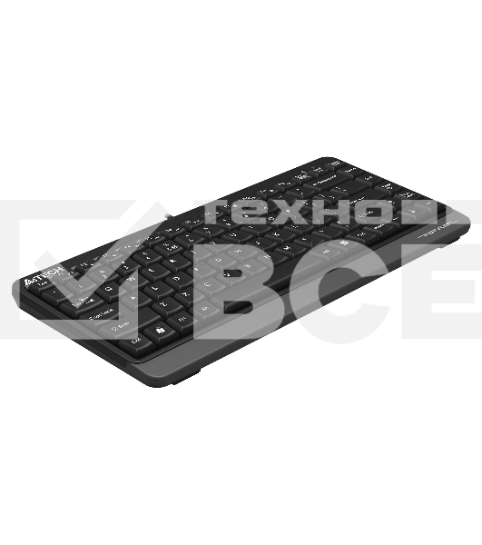 Клавиатура A4Tech Fstyler FKS11 проводная, USB, черный/серый