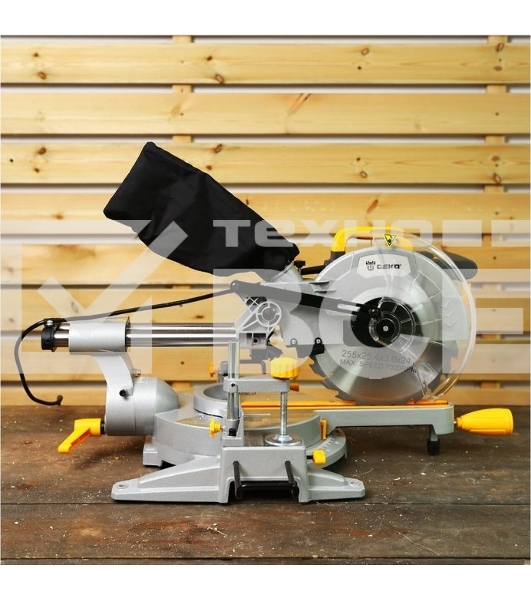 Торцовочная пила Deko DKMS2200-255 Laser 2200Вт 4500об/мин d=255мм
