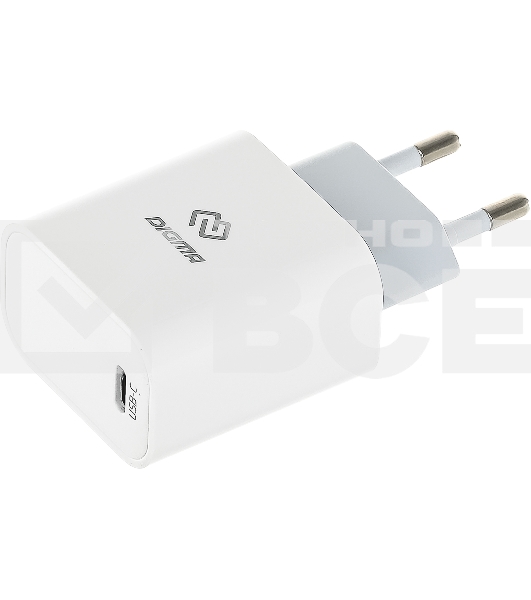 Сетевое зарядное устройство Digma DGW3C 3A PD белый