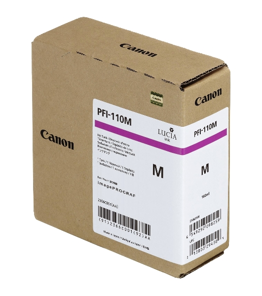 Картридж струйный Canon PFI-110 M 2366C001 пурпурный для Canon TX-2000/3000/4000 160мл