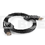 Удлинитель USB 2.0 ExeGate EX-CCF-USB2-AMAF-2.0F (Am/Af, позолоченные контакты, ферритовые кольца, 2м), фото2