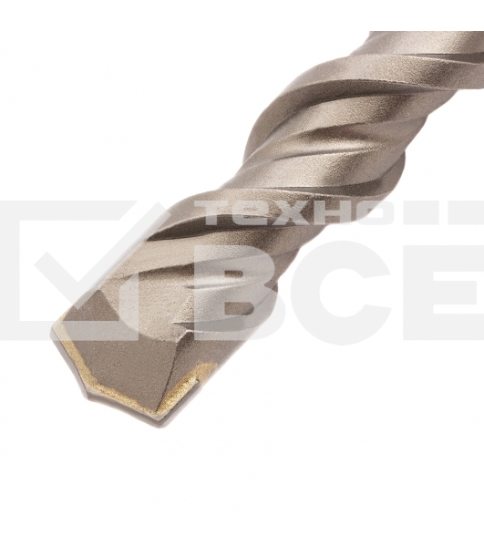 Бур по бетону, двойная спираль, Cobalt W-tip, 20x460 мм, SDS PLUS Denzel