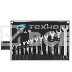 Набор комбинированных ключей Gross 15149 (6-22мм) 12 шт CrV холодный штамп, фото8