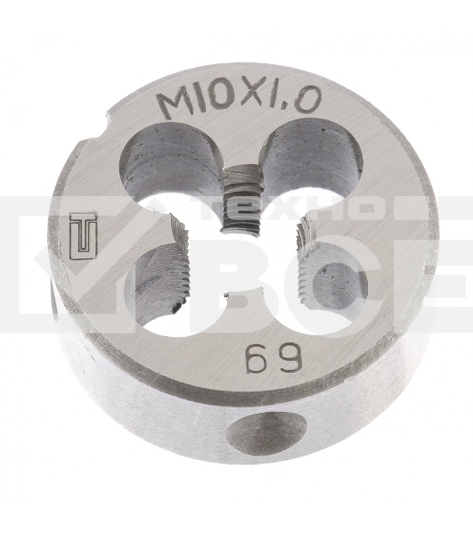Плашка СИБРТЕХ М10x1,0 мм77024