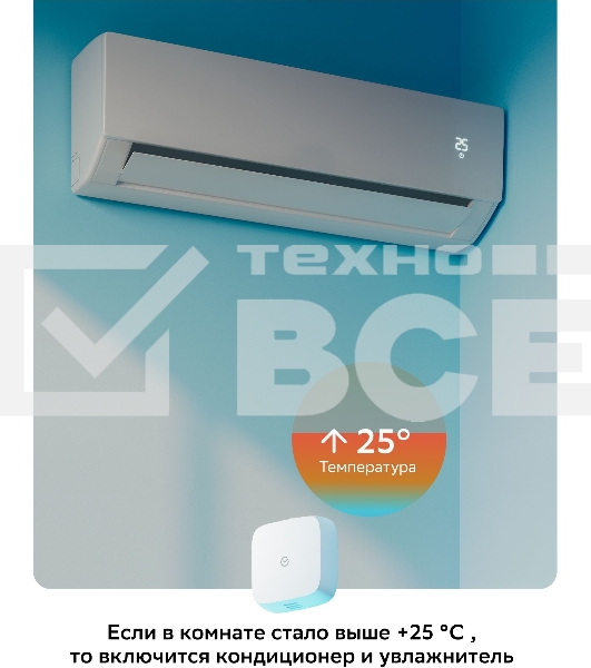 Умный датчик температуры и влажности СБЕР/SBER Zigbee 3.0 (SBDV-00079) 