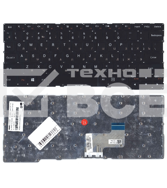 Клавиатура для ноутбука Lenovo Flex 3-11ADA05 черная