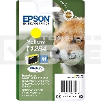 Картридж струйный EPSON T1284 (C13T12844012/C13T12844011) желтый для S22/SX125/SX425/BX305, фото2