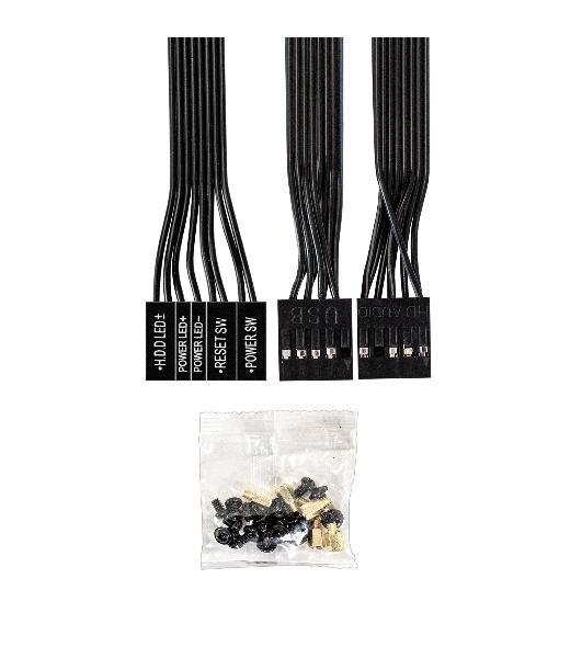 Компьютерный корпус Minitower ExeGate BAA-308M-UNS350 (mATX, БП UNS350 с вент. 12см, 2*USB, HD Audio, черный)