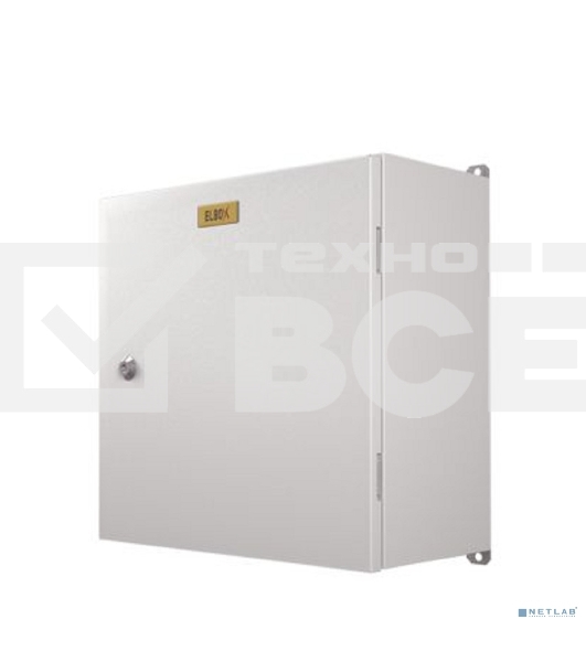 Электротехнический распределительный шкаф Elbox IP66 навесной (В400 x Ш400 x Г150) EMW c одной дверью, нерж. сталь EMW-400.400.150-1-IP66-AISI430