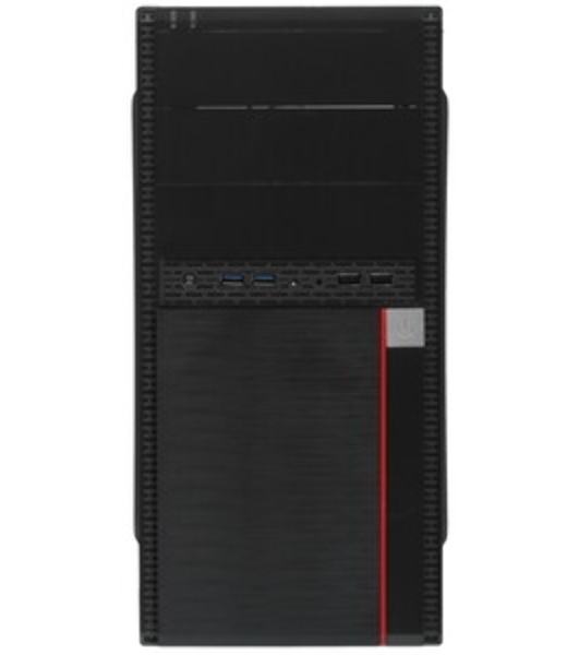 Компьютерный корпус Minitower ExeGate BA-204U (mATX, без БП, 2хUSB+2хUSB 3.0, аудио, черный)