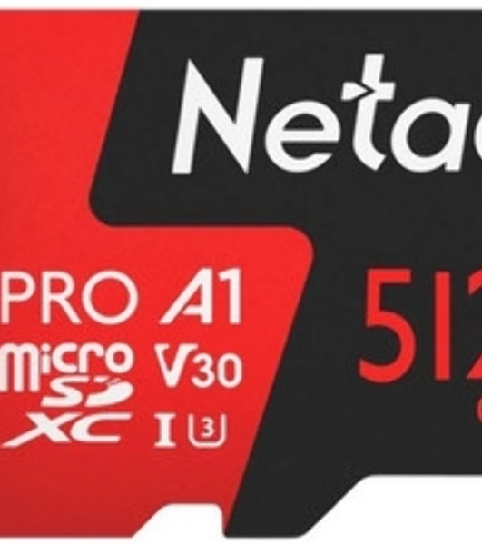 Флеш карта MicroSD card Netac P500 Extreme Pro 512Gb, retail version w/SD adapter