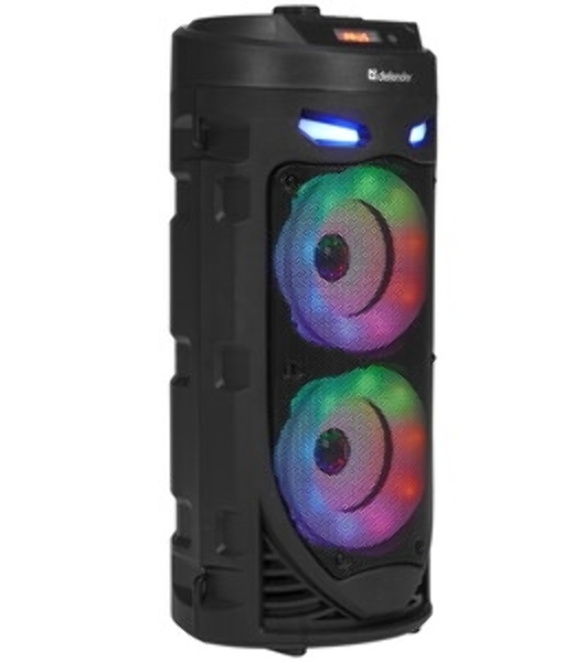 Портативная колонка Defender 16W черный CRASHBOOM