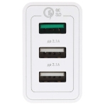 Сетевое зарядное устройство Qumo Quick Charge 3.0 3 USB (Charger 0019), 3 USB, 4.2A, 1 USB (QC 3.0, FCP, AFC) + 2 USB 2,1A, черный, фото6