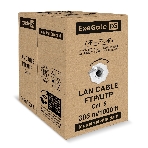 Кабель ExeGate FUTP4-C6-CCA-S23-IN-PVC-GY-305 FTP 4 пары кат.6 CCA, 0.57мм (23AWG), экран, 305м, серый, PVC, фото4