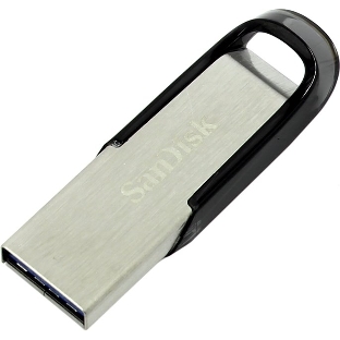 Флешка USB Sandisk 64Gb Cruzer Ultra Flair SDCZ73-064G-G46 USB 3.0 серебристый/черный