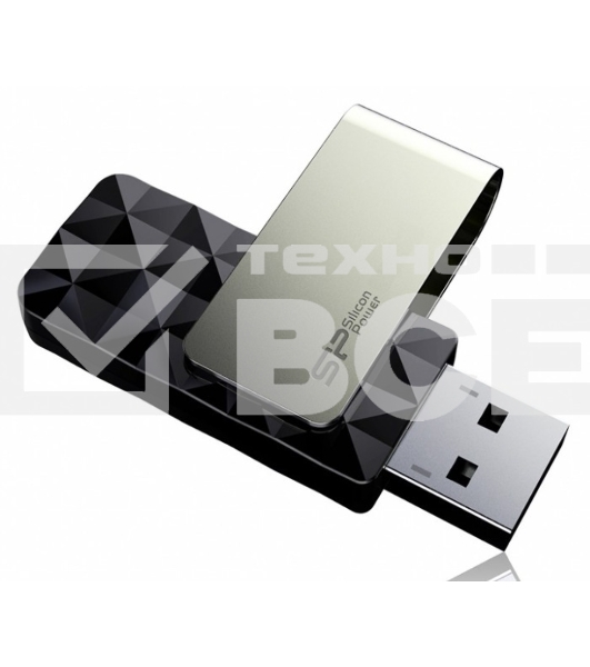 Флеш Диск Silicon Power 32Gb Blaze B30 SP032GBUF3B30V1K USB3.0 черный/серый