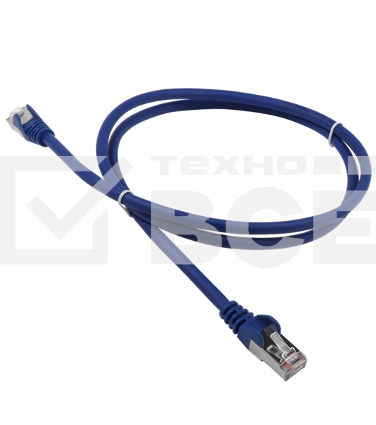Патч-корд Lanmaster LSZH FTP кат.5e, 1.0 м, синий