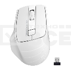 Мышь беспроводная A4Tech Fstyler FG30 белый/серый, 2000 dpi, радиоканал, USB, кнопки - 5, фото 1
