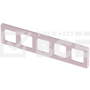 Рамка 5 постов розовый Inspiria