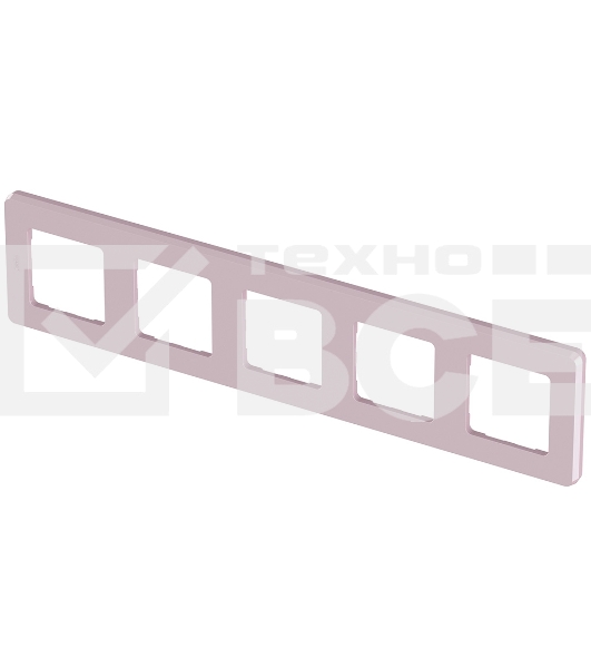 Рамка 5 постов розовый Inspiria